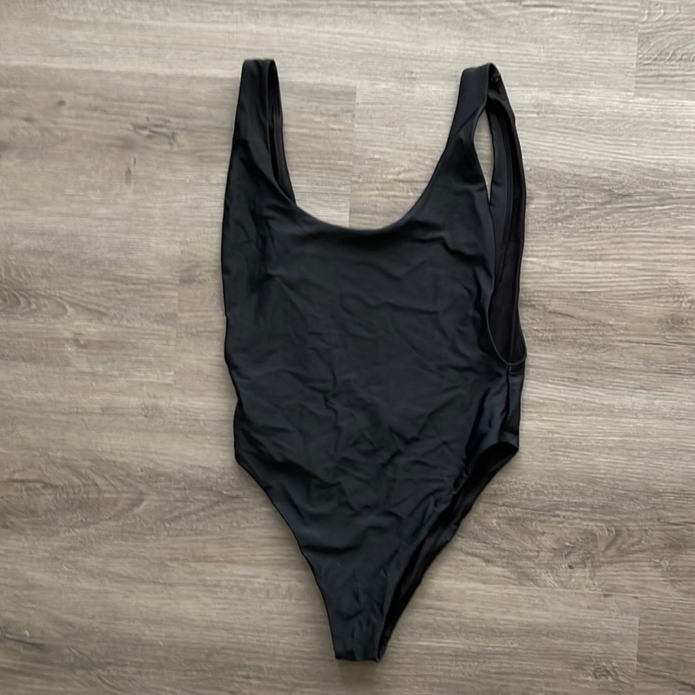 One Piece High Cut Bathing Suit